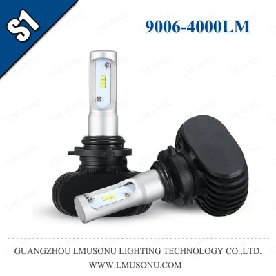 Lmusonu S1 9006 phare LED automobile haute basse phare 35W 4000lm voiture LED ampoules de phares